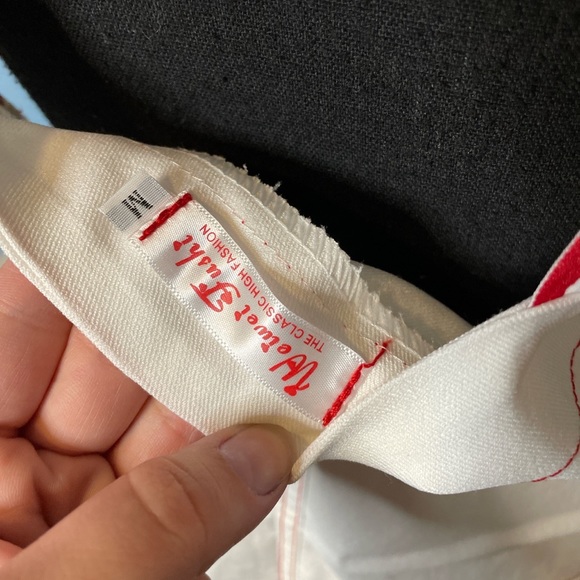 White & Red Overalls - Picture 4 of 7